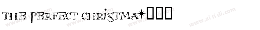 the perfect christma字体转换